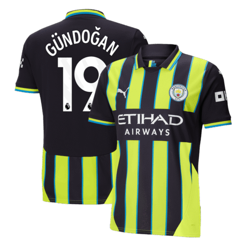 GÜNDOĞAN #19 Manchester City Away Soccer Jersey 2024/25