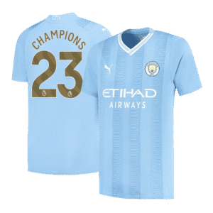 CHAMPIONS #23 Manchester City Home Jersey 2023/24