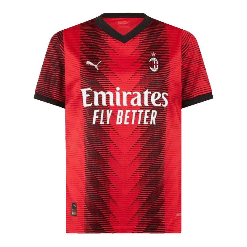 RAFA LEÃO #10 AC Milan Home Jersey 2023/24