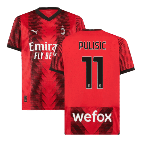 PULISIC #11 AC Milan Home Jersey 2023/24