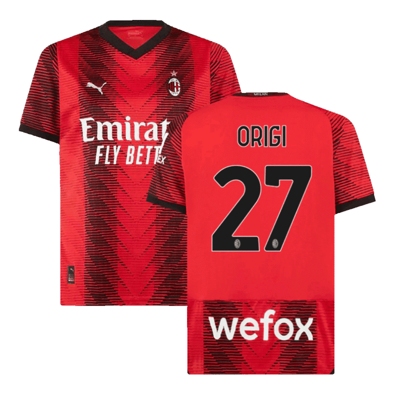 ORIGI #27 AC Milan Home Jersey 2023/24