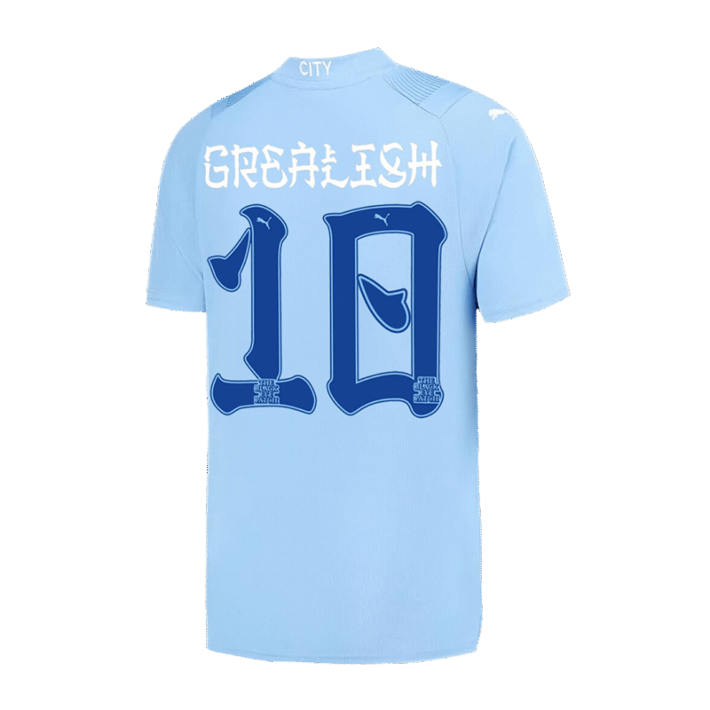 GREALISH #10 Camisola interior com impressão da digressão japonesa do Manchester City 2023/24