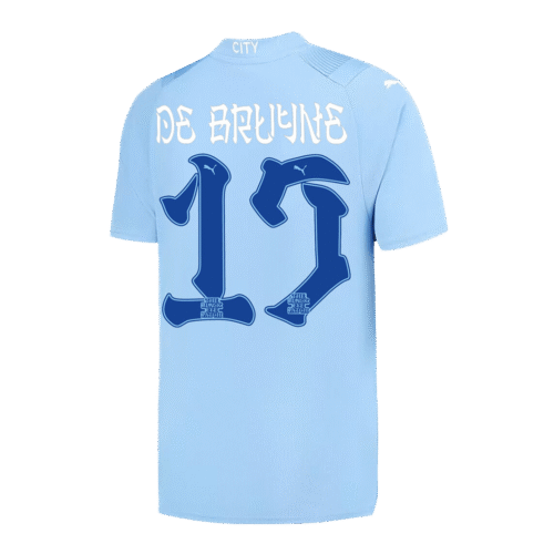 DE BRUYNE #17 Manchester City Japanese Tour Printing Home Jersey 2023/24