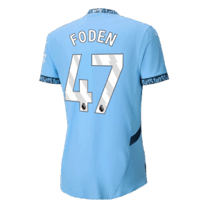 FODEN #47 Camisola de Futebol Autêntica do Manchester City 2024/25