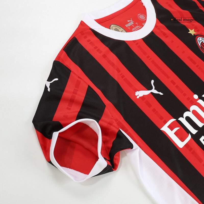 PULISIC #11 AC Milan Home Soccer Jersey 2024/25