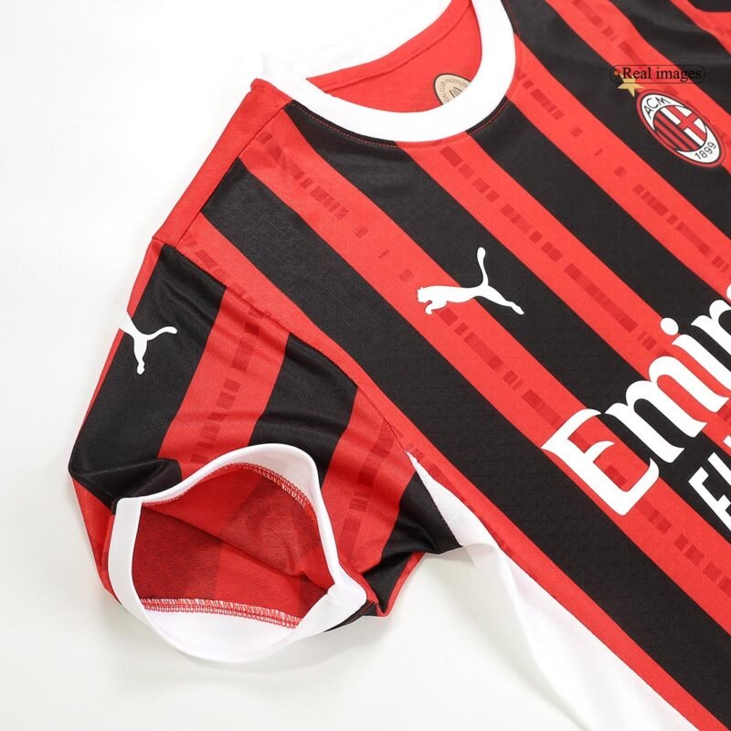 MORATA #7 AC Milan Home Authentic Soccer Jersey 2024/25 - UCL