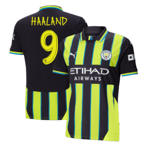 HAALAND #9 Manchester City Away Soccer Jersey 2024/25 - UCL