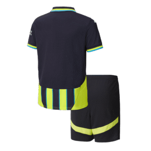 Manchester City Away Kids Soccer Jerseys Kit 2024/25