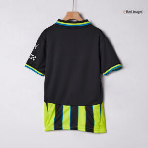 Manchester City Away Kids Soccer Jerseys Kit 2024/25