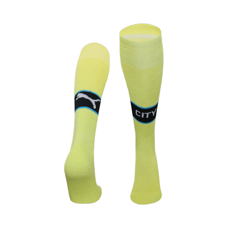 Manchester City Away Soccer Socks 2024/25 Kids