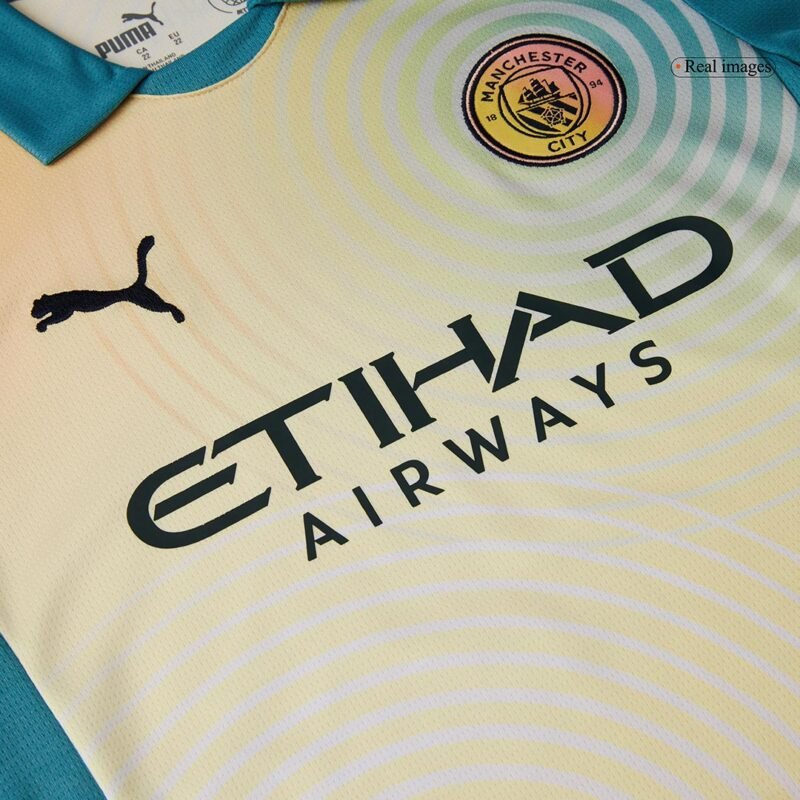 Manchester City Fourth Away Kids Soccer Jerseys Kit 2024/25- Definitely City (UCL)