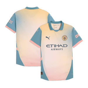 Manchester City Fourth Away Authentic Soccer Jersey 2024/25- Definitely City (UCL)
