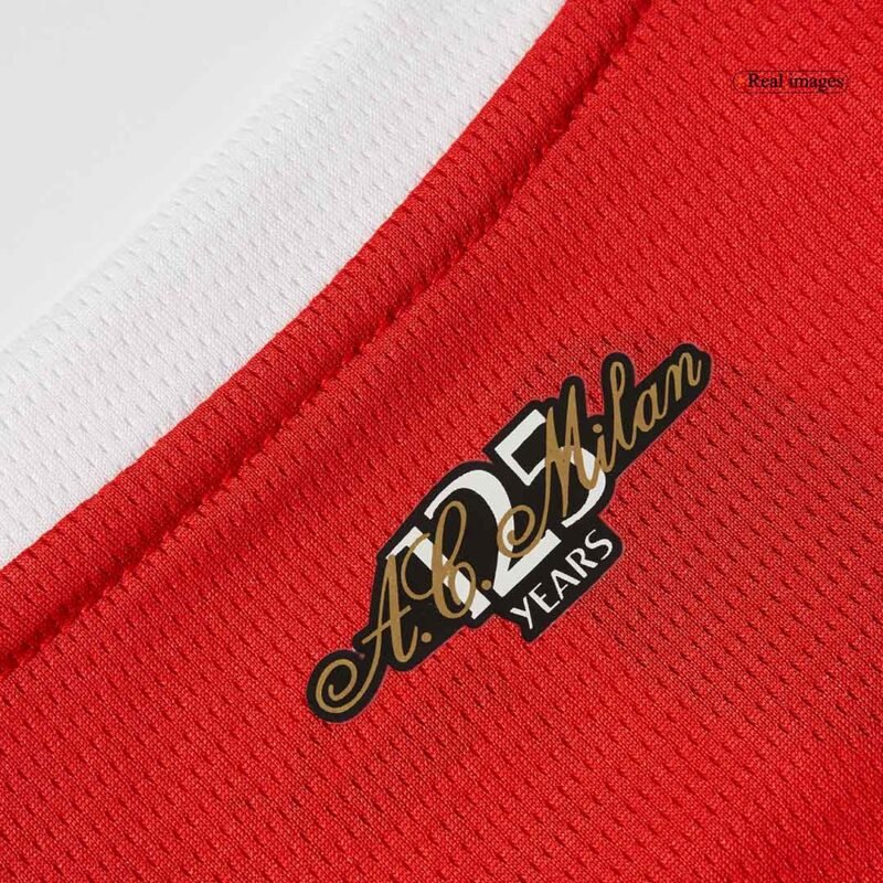 AC Milan Home Long Sleeve Soccer Jersey 2024/25