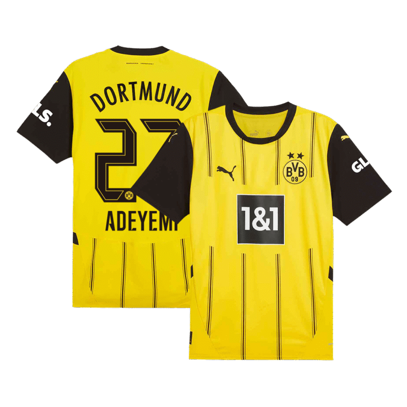ADEYEMI #27 Borussia Dortmund Home Soccer Jersey 2024/25