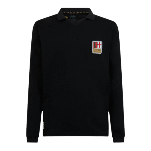 AC Milan Goalkeeper Long Sleeve Soccer Jersey 2024/25 Black - 125th Anniversary