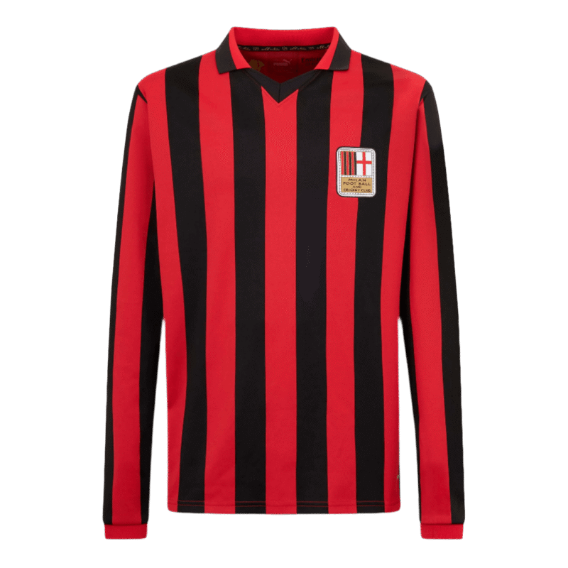 #125 AC Milan 125th Anniversary Long Sleeve Soccer Jersey 2024/25