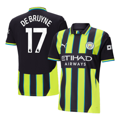 DE BRUYNE #17 Manchester City Away Soccer Jersey 2024/25
