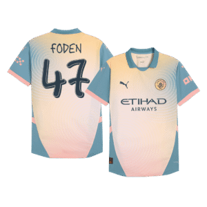 FODEN #47 Manchester City Fourth Away Authentic Soccer Jersey 2024/25 - Definitivamente City