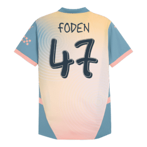 FODEN #47 Manchester City Fourth Away Authentic Soccer Jersey 2024/25 - Definitivamente City