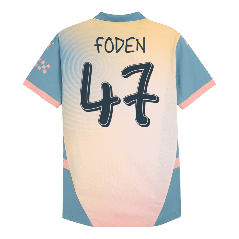 FODEN #47 Manchester City Fourth Away Authentic Soccer Jersey 2024/25 - Definitivamente City