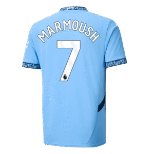 MARMOUSH #7 Manchester City Home Soccer Jersey 2024/25