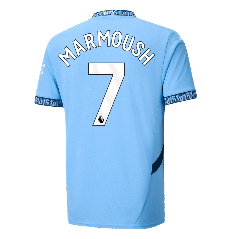 MARMOUSH #7 Manchester City Home Soccer Jersey 2024/25