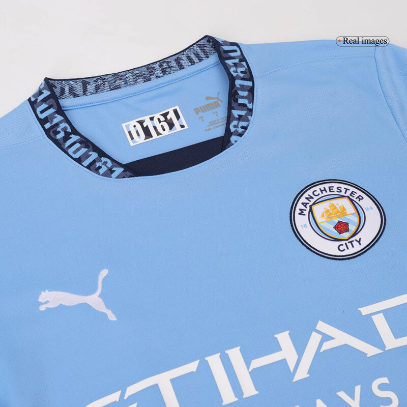 KHUSANOV #45 Manchester City Home Soccer Jersey 2024/25