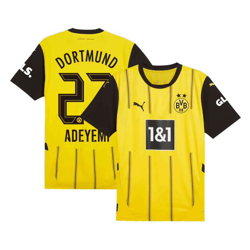ADEYEMI #27 Borussia Dortmund Home Soccer Jersey 2024/25