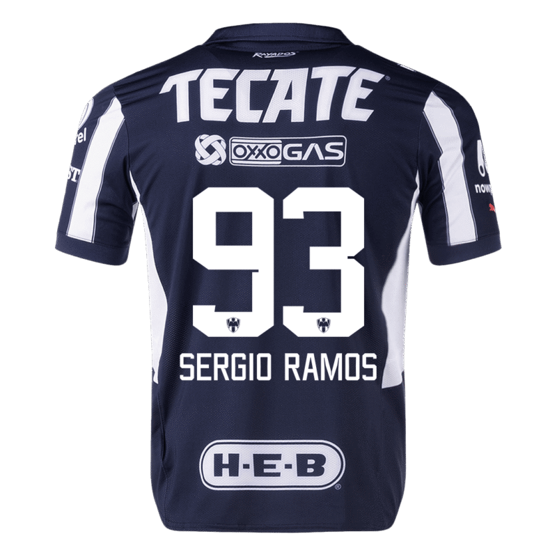 SERGIO RAMOS #93 Monterrey Home Authentic Soccer Jersey 2024/25