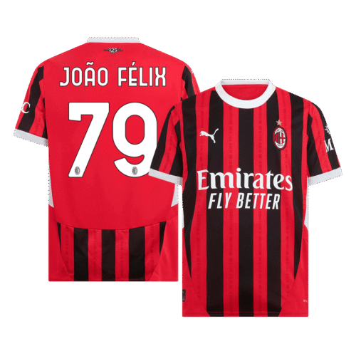 JOÃO FÉLIX #79 AC Milan Home Soccer Jersey 2024/25