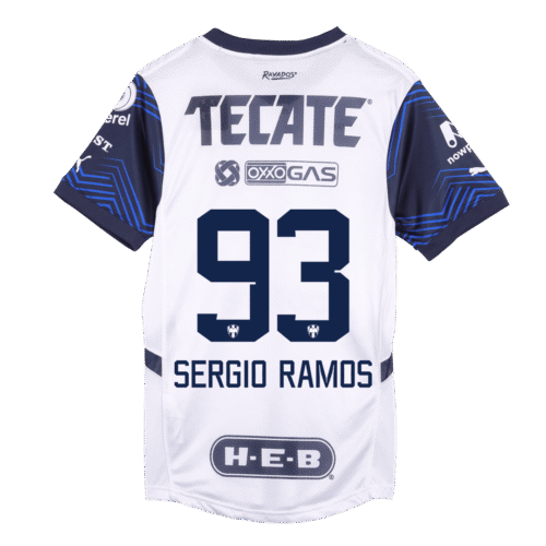 SERGIO RAMOS #93 Monterrey Away Authentic Soccer Jersey 2024/25