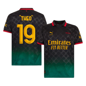 "THEO" #19 AC Milan Fourth Away Soccer Jersey 2024/25