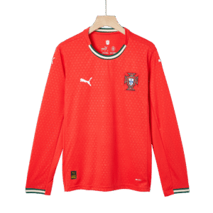RONALDO #7 Portugal Home Langarm Fußballtrikot 2025