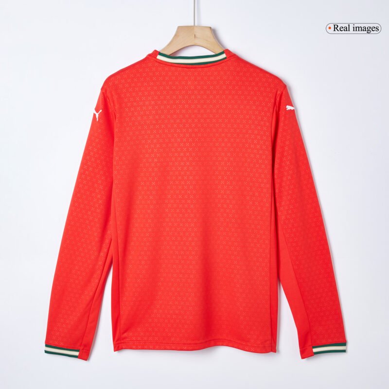RONALDO #7 Portugal Home Langarm Fußballtrikot 2025