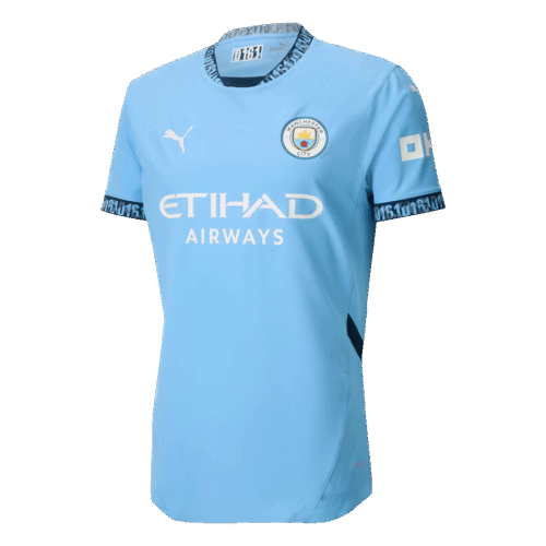 Manchester City Home Authentic Soccer Jersey 2024/25