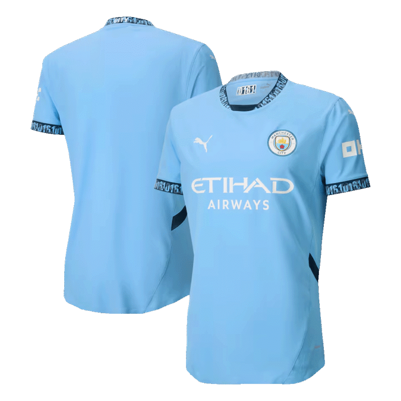 Manchester City Home Authentic Soccer Jersey 2024/25