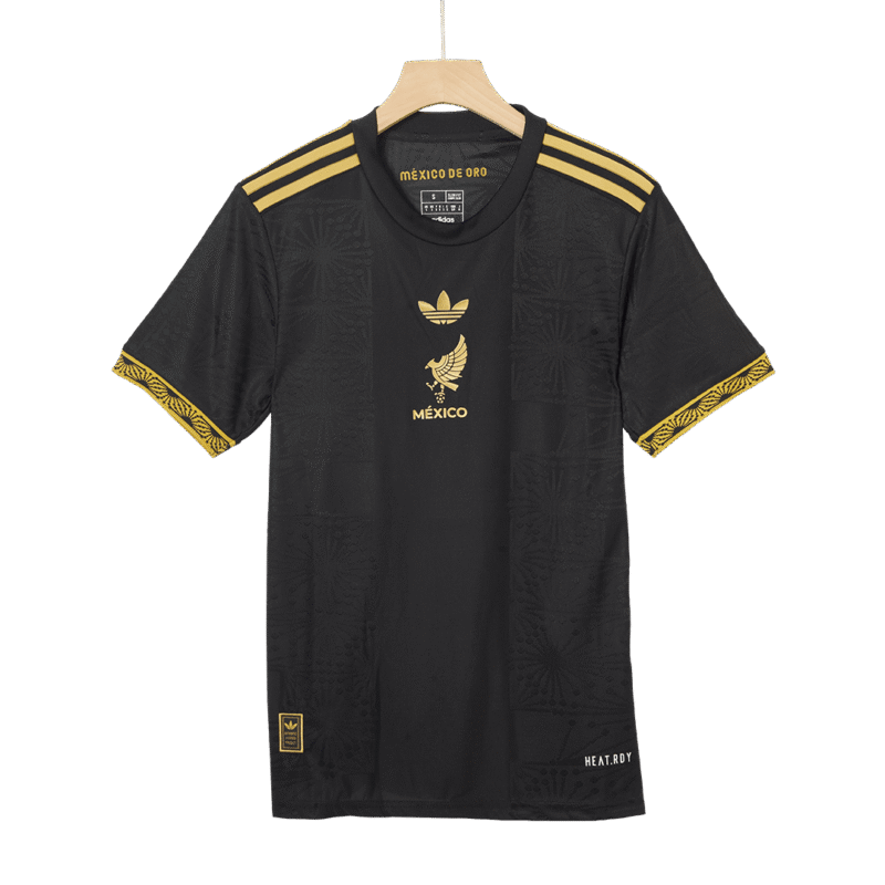 E.ÁLVAREZ #4 Mexico Third Away Authentic Soccer Jersey 2025 -Gold Cup