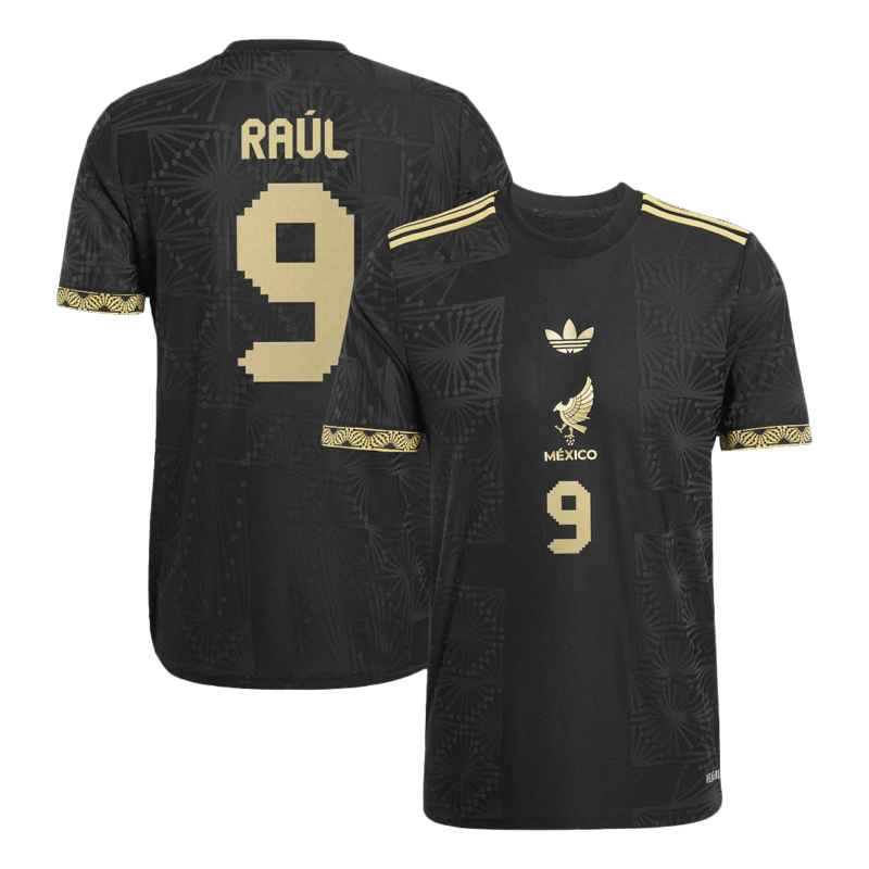 RAÚL #9 Terceira camisola de futebol autêntica do México 2025 - Taça de Ouro