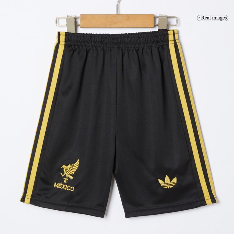 México Third Away Kids Soccer Jerseys Kit 2025 - Gold Cup