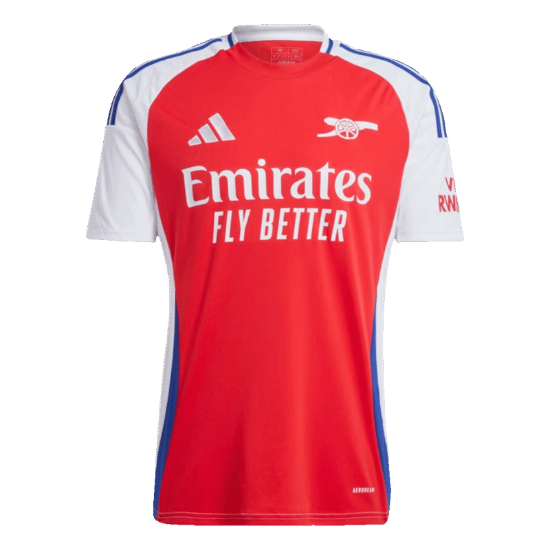 RICE #41 Arsenal Home Soccer Jersey 2024/25