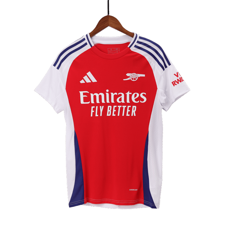 RICE #41 Arsenal Home Soccer Jersey 2024/25 - UCL