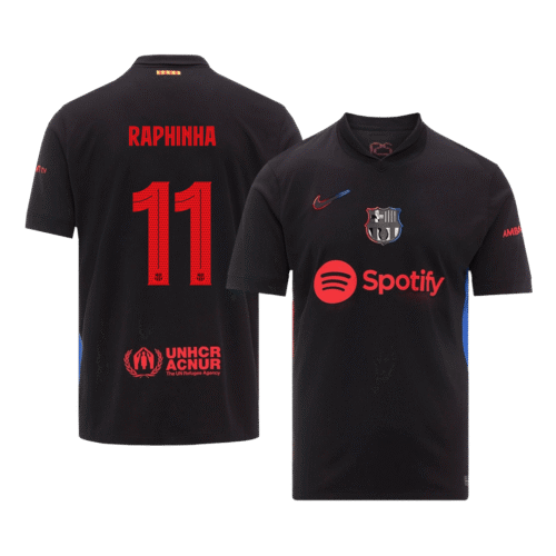 RAPHINHA #11 Barcelona Away Soccer Jersey 2024/25 - UCL