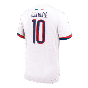 O.DEMBÉLÉ #10 PSG Away Authentic Soccer Jersey 2024/25 - UCL