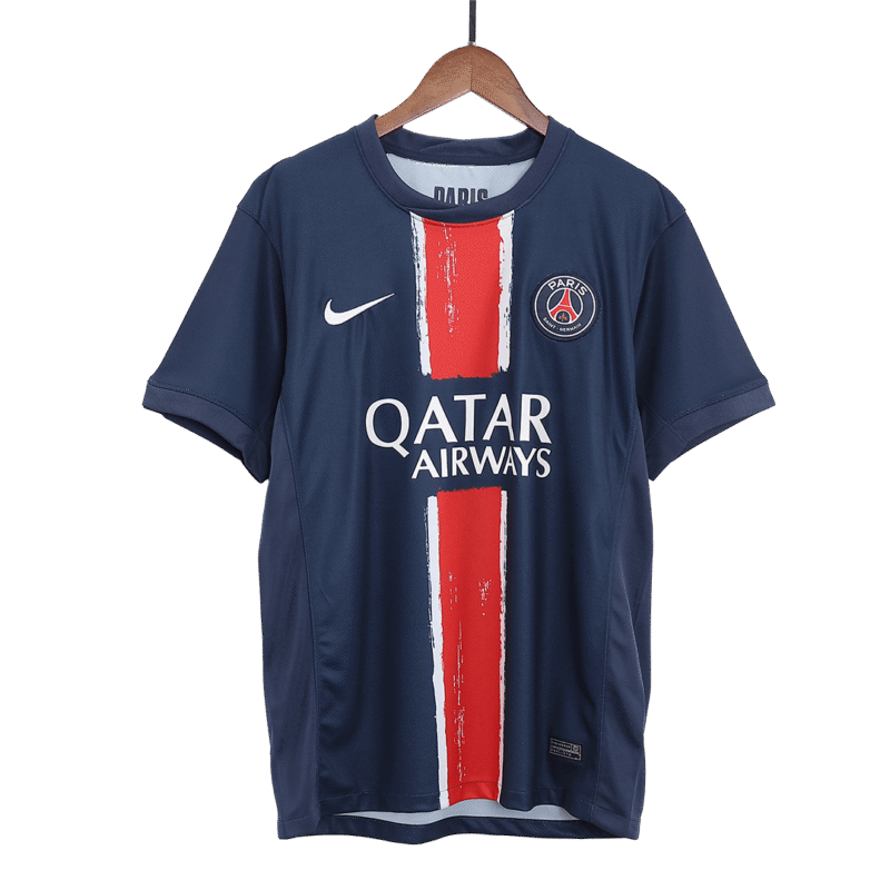 KVARATSKHELIA #7 PSG Home Soccer Jersey 2024/25 -UCL