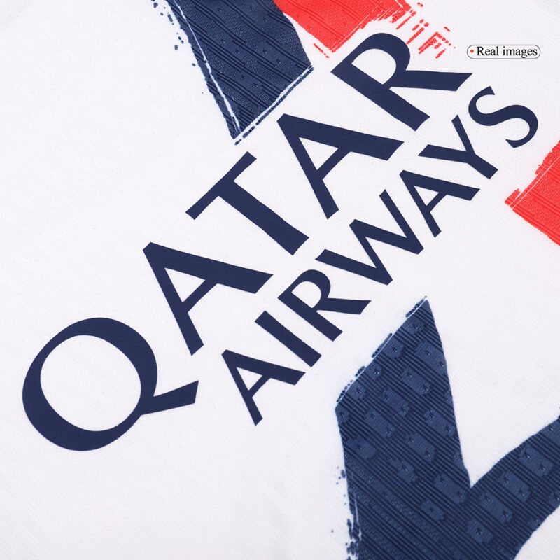 KVARATSKHELIA #7 PSG Away Authentic Soccer Jersey 2024/25 - UCL