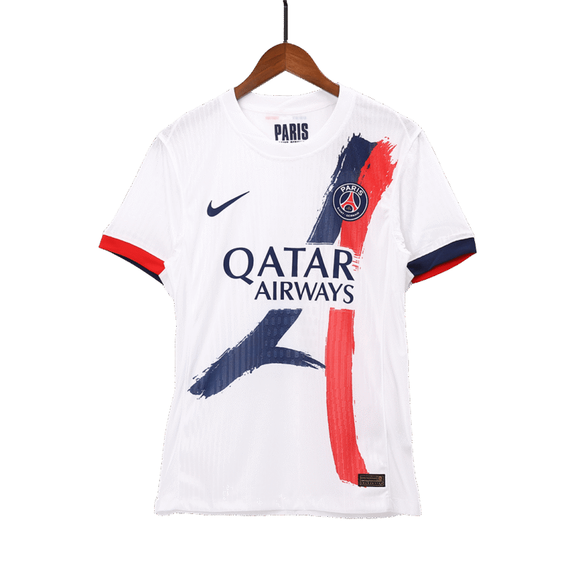 KVARATSKHELIA #7 PSG Away Authentic Soccer Jersey 2024/25 - UCL