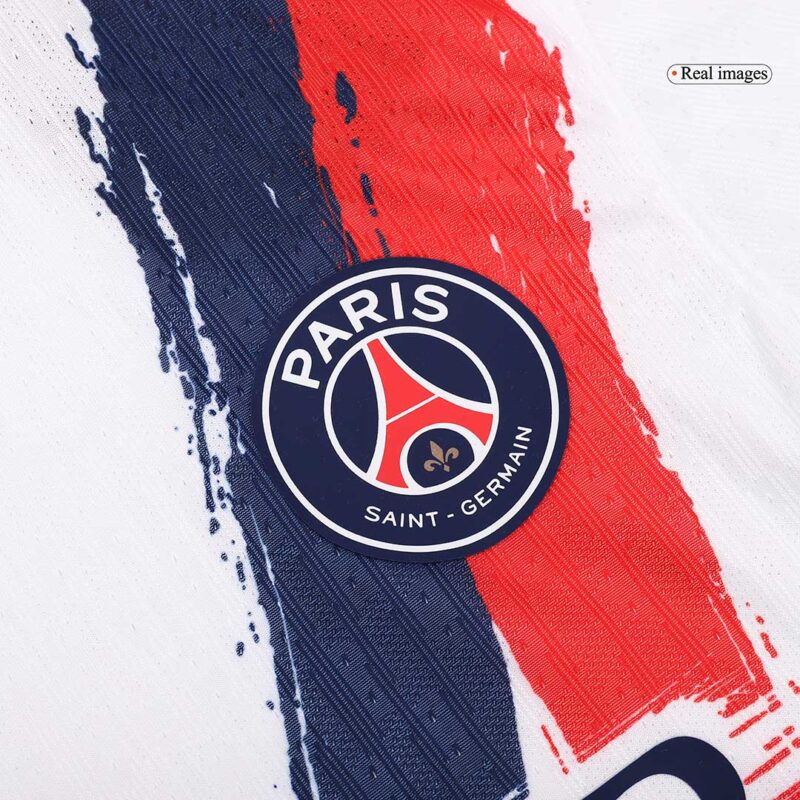 KVARATSKHELIA #7 PSG Away Authentic Soccer Jersey 2024/25 - UCL