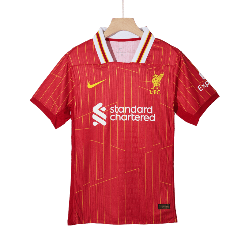 CHAMPIONS #20 Liverpool Home Authentic Soccer Jersey 2024/25