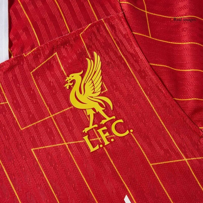 CHAMPIONS #20 Liverpool Home Authentic Soccer Jersey 2024/25