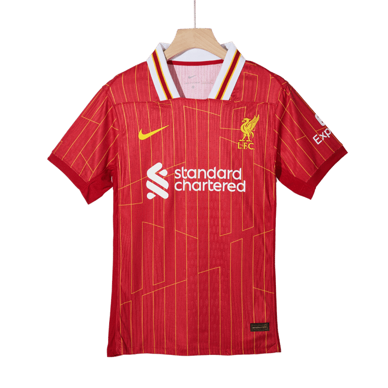 Liverpool Home Authentic Soccer Jersey 2024/25 CHAMPIONS 24/25